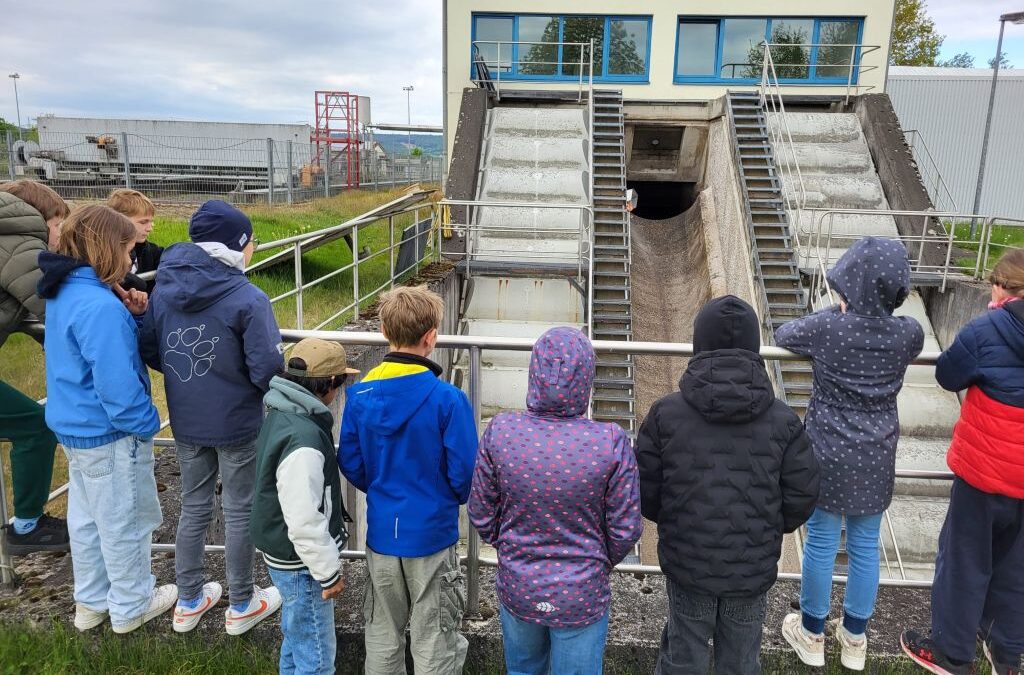 Besuch der Kläranlage