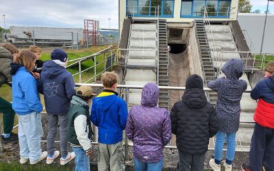 Besuch der Kläranlage